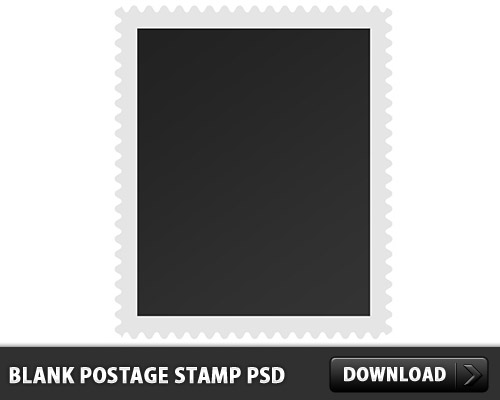 空白の切手無料 psd ファイル