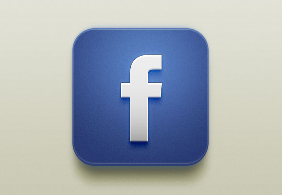 美しい Facebook iOS アイコン PSD